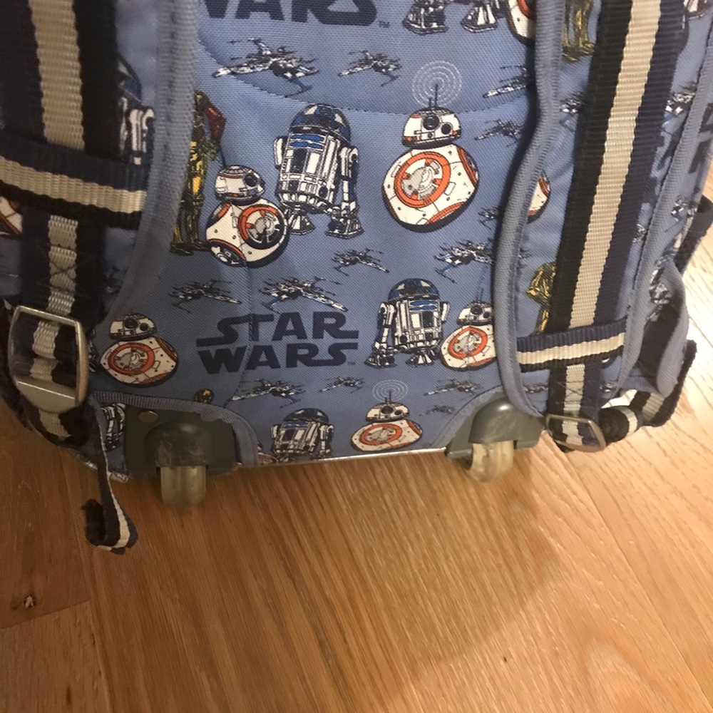 Pottery Barn kids Star Wars rolling backpack